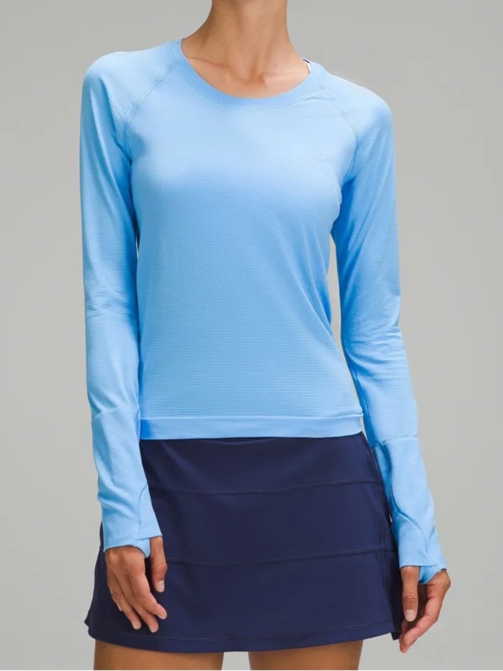 lululemon Swiftly Tech Long Sleeve Race Length - Aero Blue 4